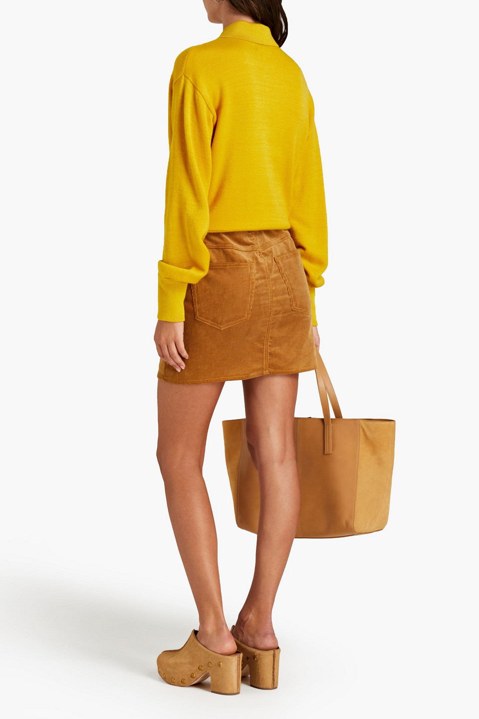 Isabel Marant Heron Polo Sweater In Yellow Wool In Gelb