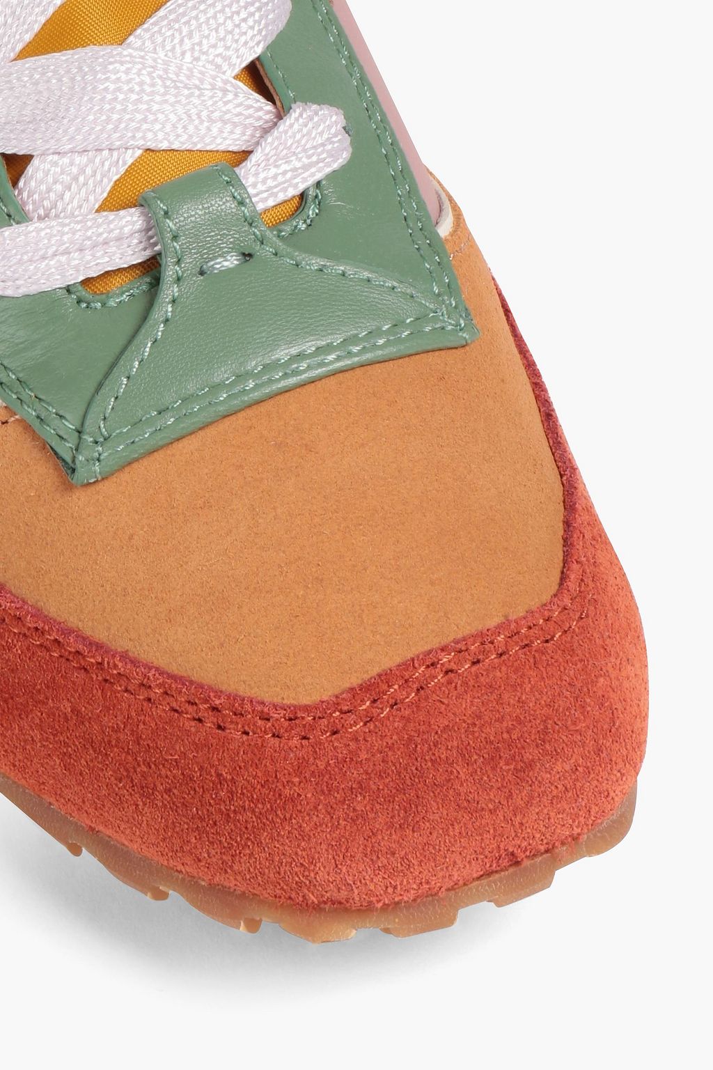 ZIMMERMANN Sneakers aus Shell, Veloursleder und Leder