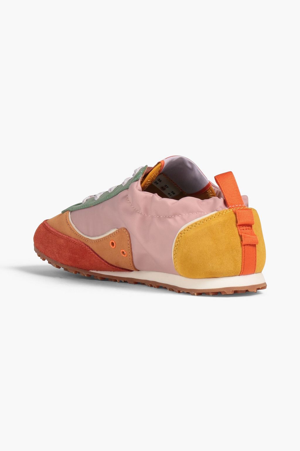 ZIMMERMANN Sneakers aus Shell, Veloursleder und Leder