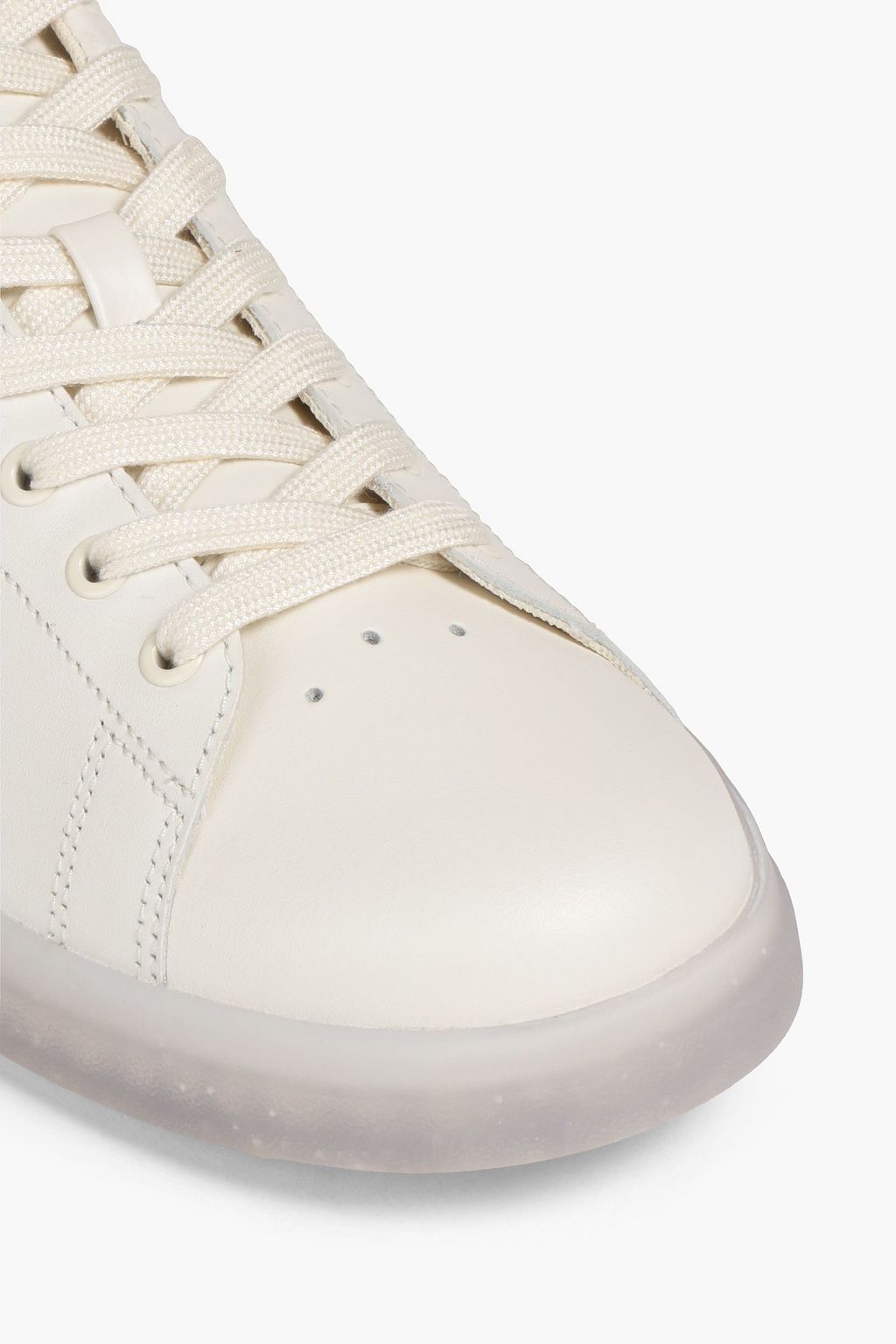 TORY BURCH Zweifarbige Sneakers aus Leder mit Velourslederbesatz