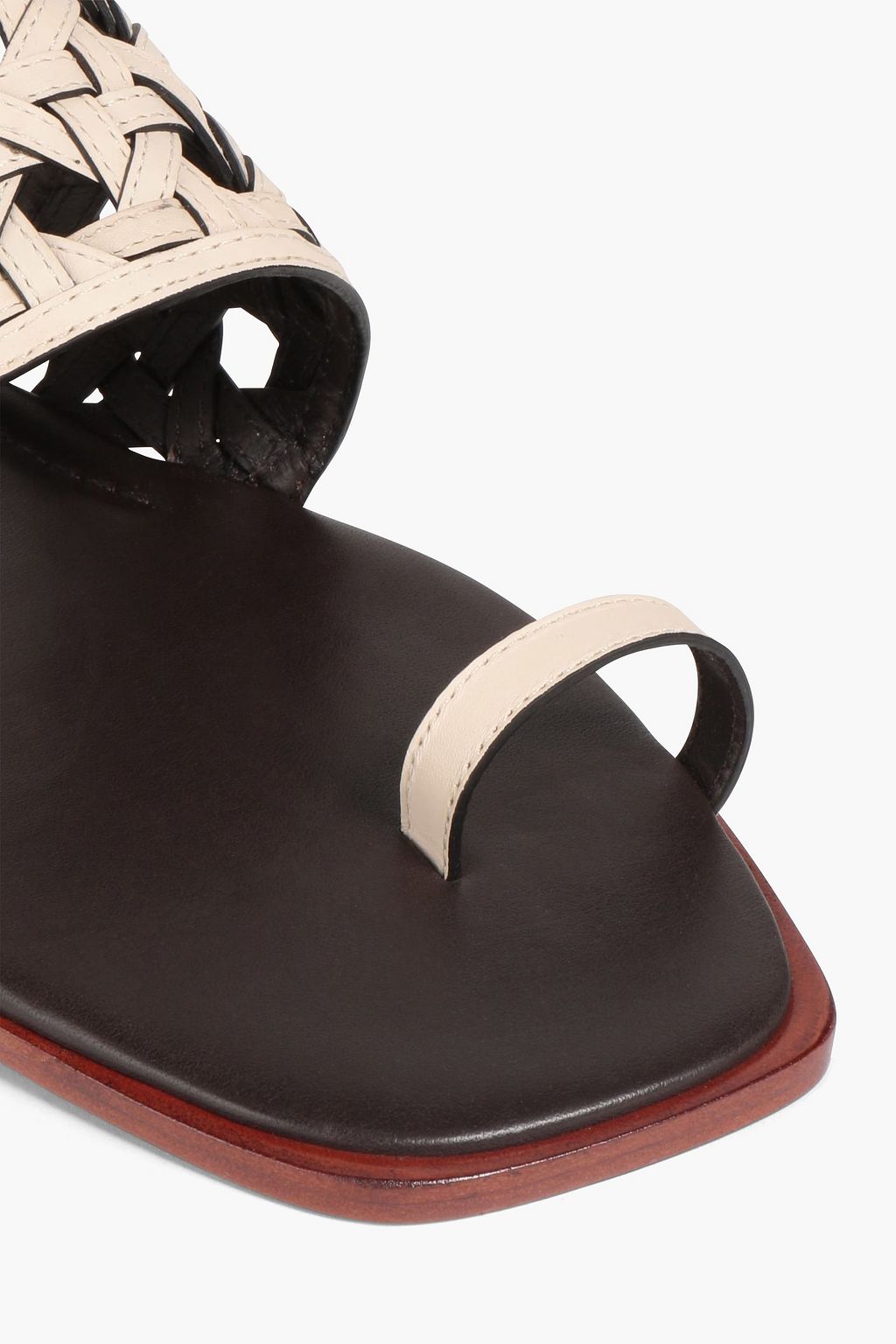 TORY BURCH Macramé leather sandals