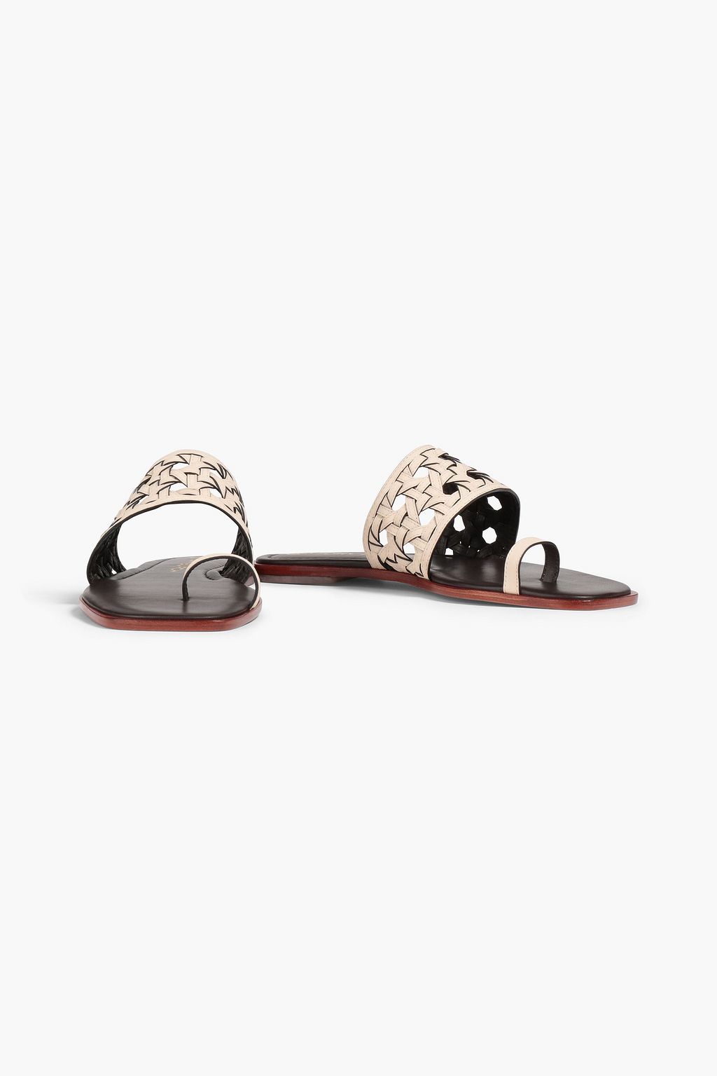TORY BURCH Macramé leather sandals