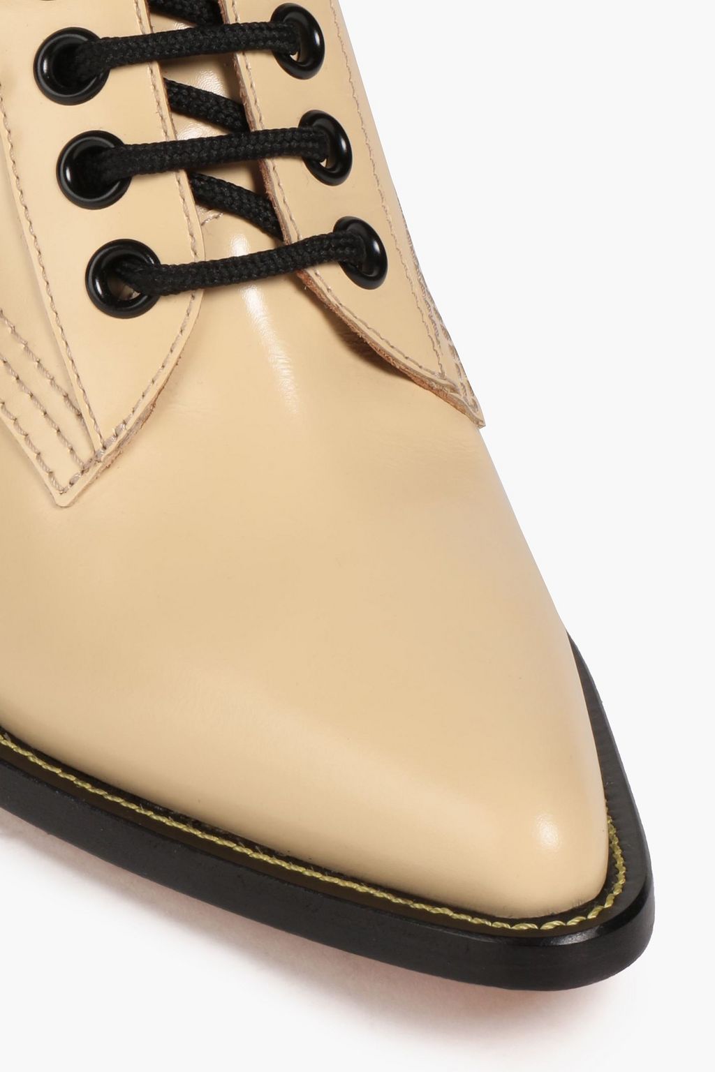 CHLOÉ Leather point-toe ankle boots
