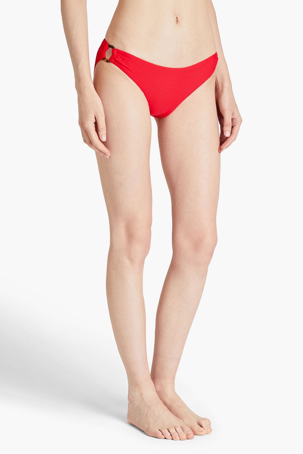 SEAFOLLY سروال بكيني بخصر متوسط الارتفاع بتصميم مضلّع