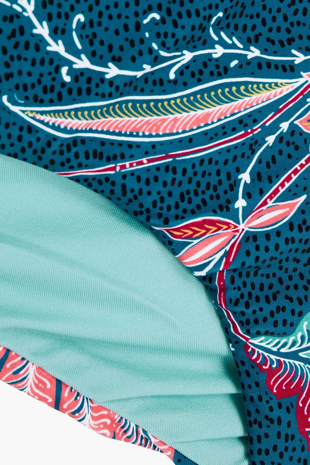 SEAFOLLY سروال بيكيني بخصر منخفض ومزين بطبعات