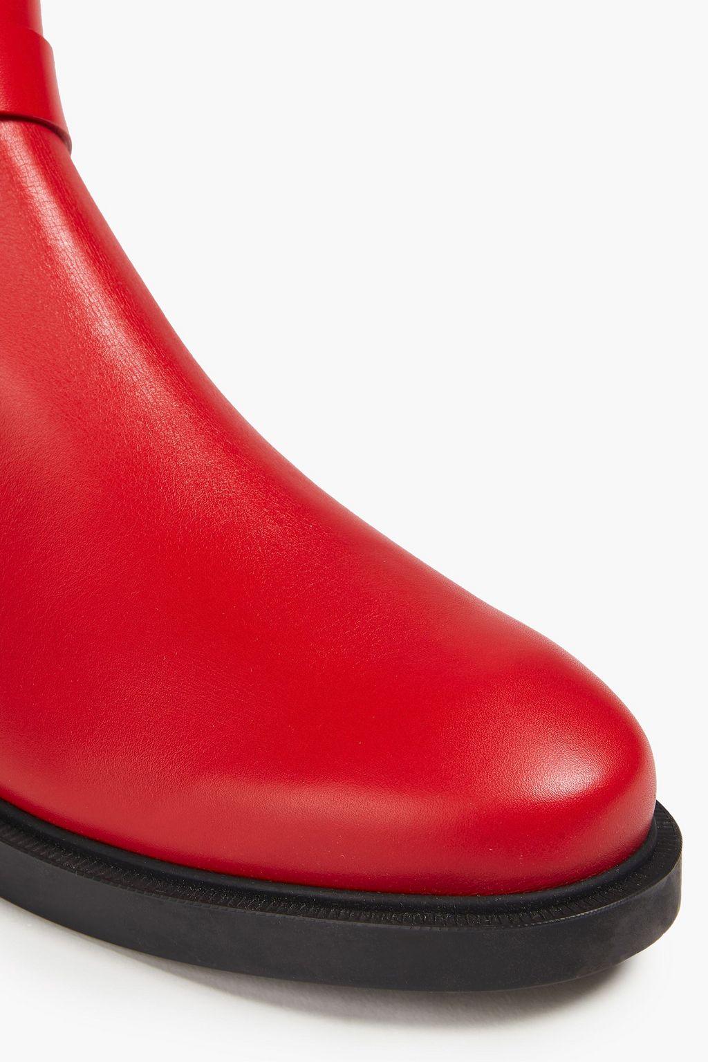 TOD'S Stiefel aus gestepptem Leder mit Logoapplikation