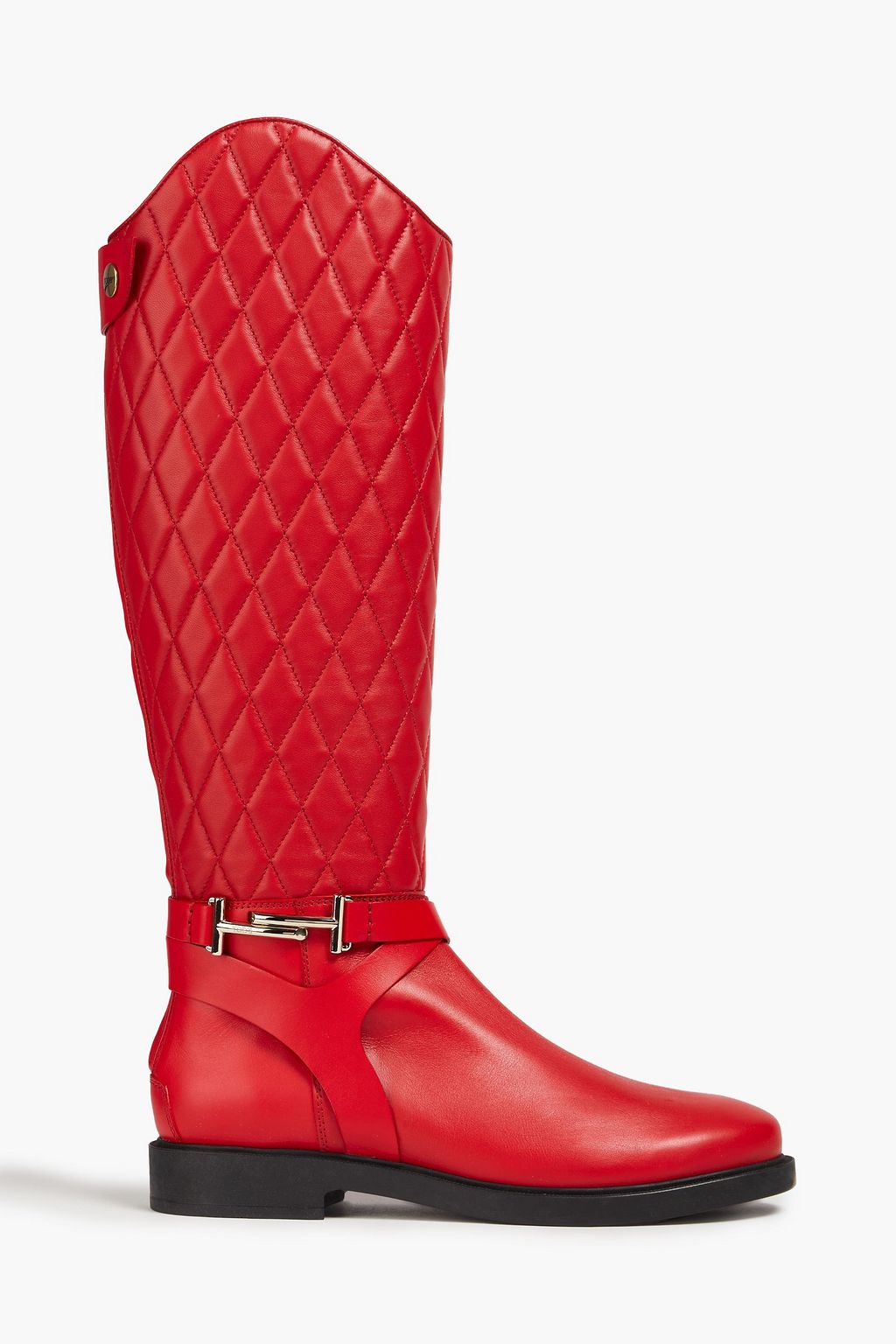 Knee high quilted clearance boots