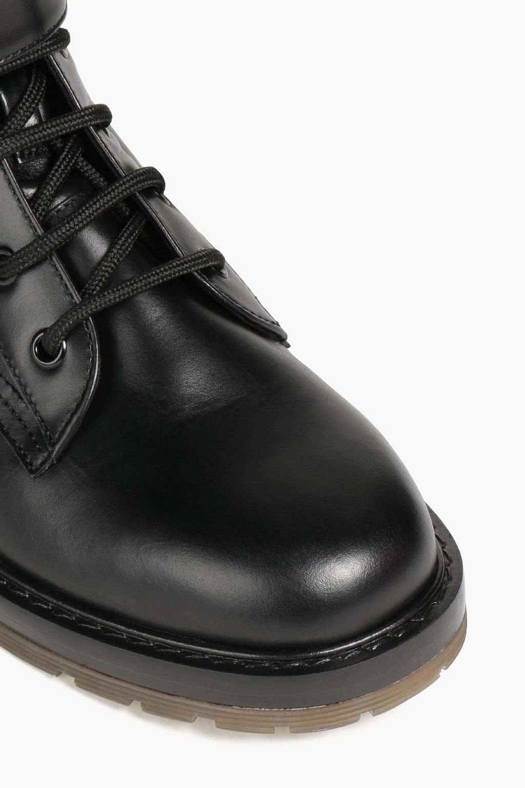 CHLOÉ Diane レザー コンバットブーツ バックル付き