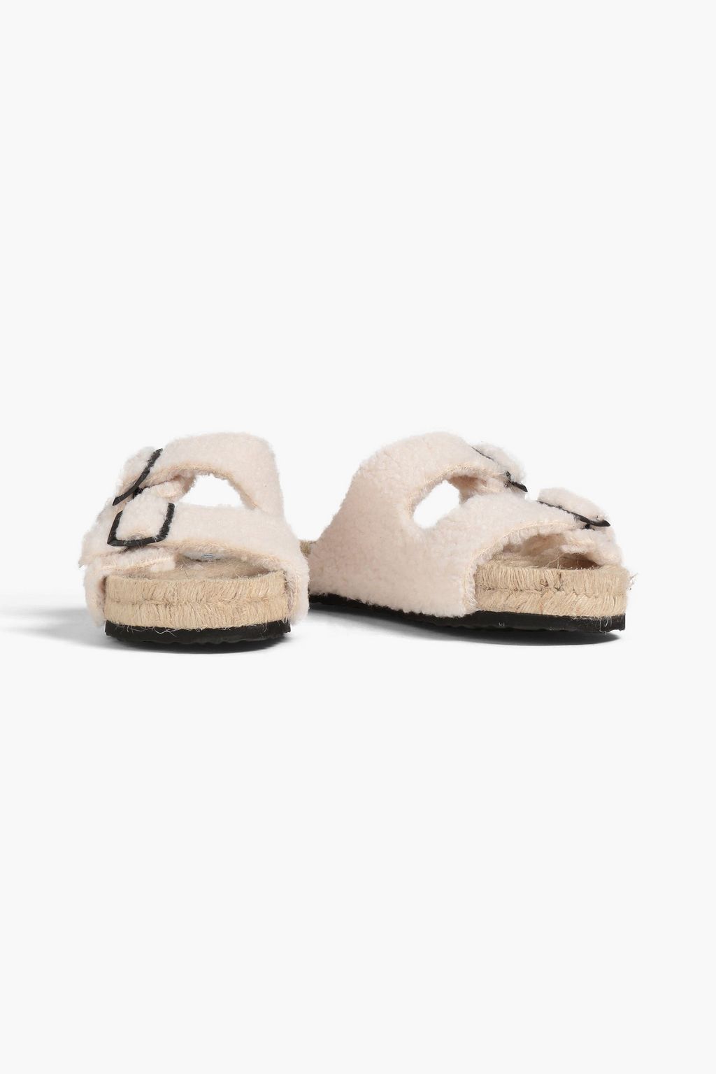 platform espadrille slides