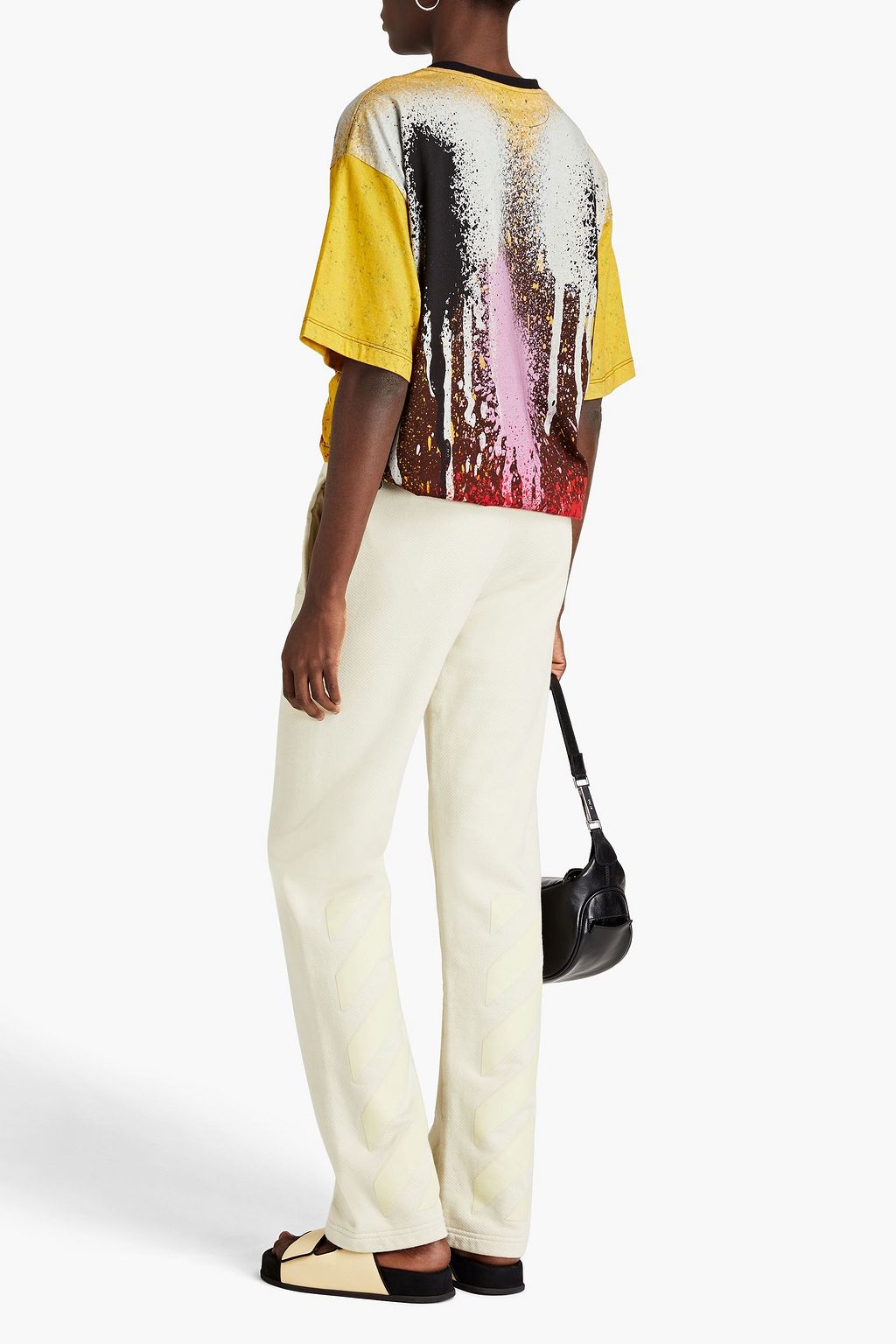 OFF-WHITE™ Printed cotton-jersey T-shirt
