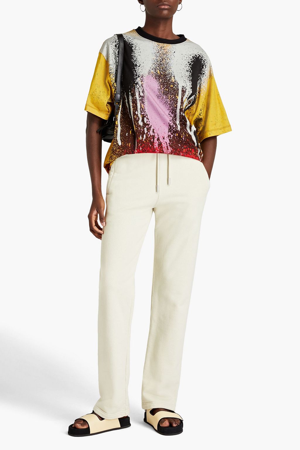 OFF-WHITE™ Printed cotton-jersey T-shirt