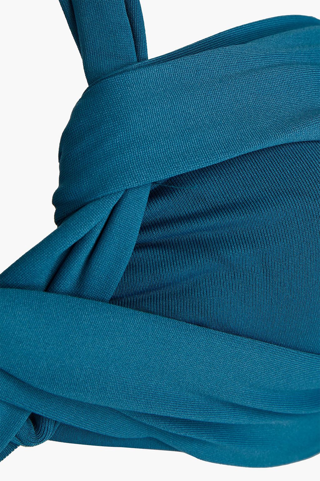 SEAFOLLY Ruched halterneck bikini top