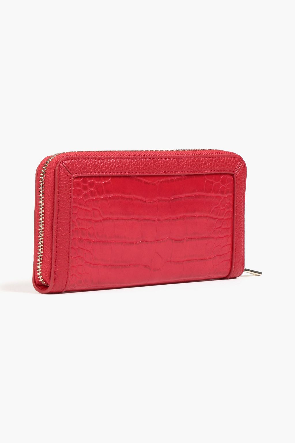 LOVE MOSCHINO Faux croc-effect leather wallet