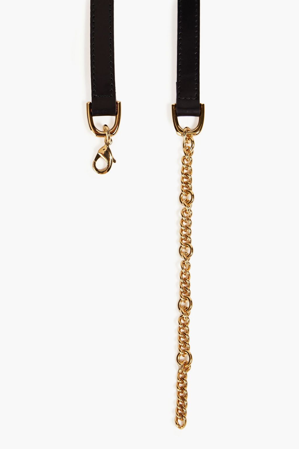 VICTORIA BECKHAM Chaintrimmed leather belt THE