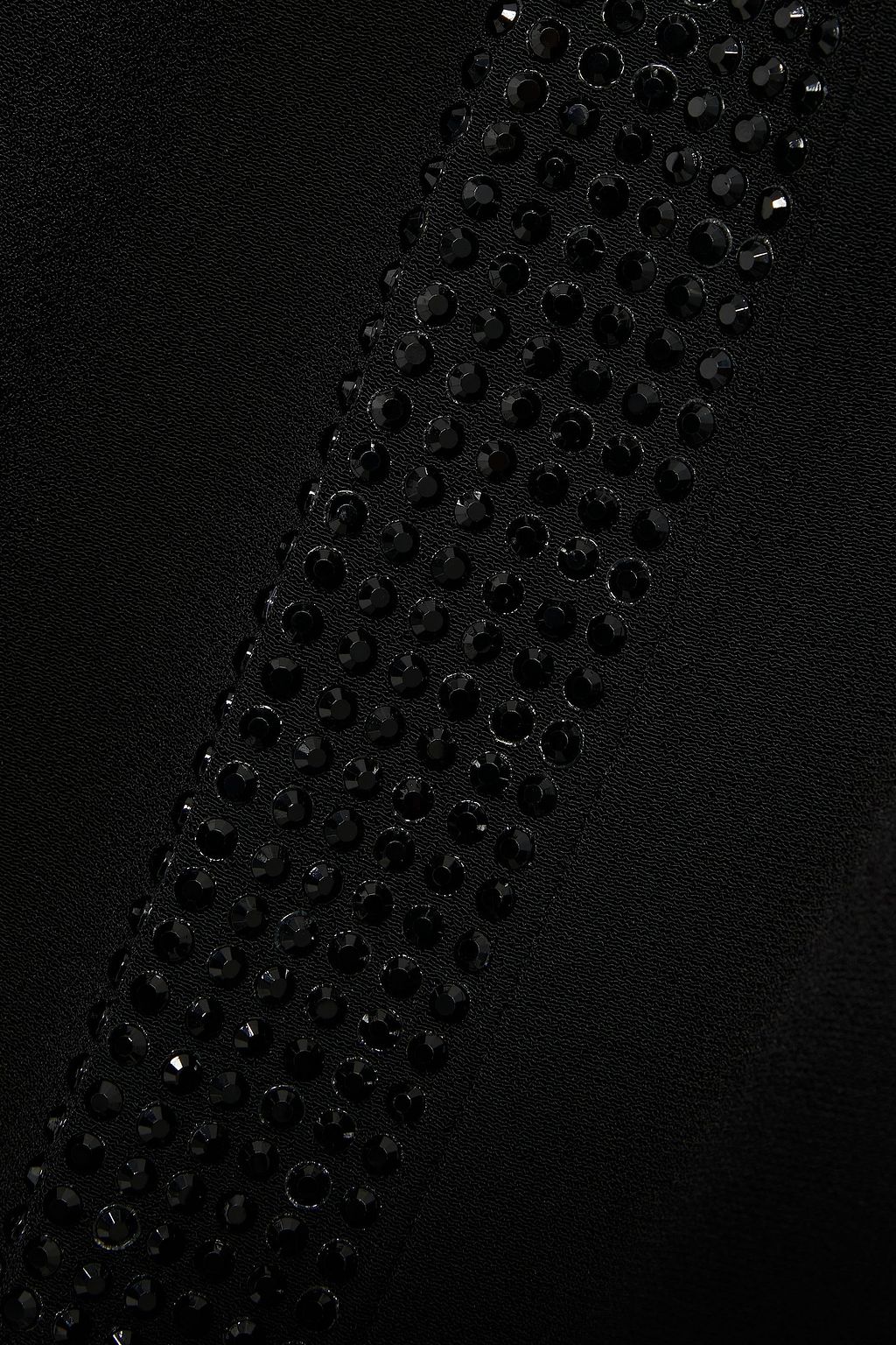 BALMAIN Crystal-embellished crepe tuxedo pants