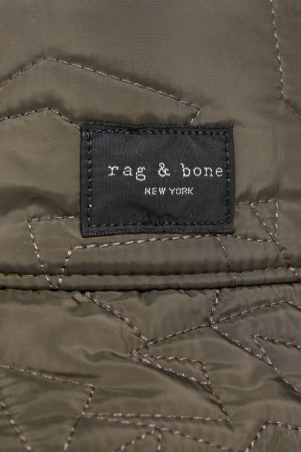 RAG & BONE Addison reversible quilted shell bucket hat