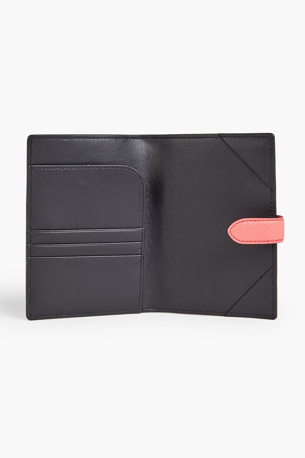 SMYTHSON Grosvenor textured-leather keychain