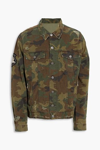 Balmain camo deals jacket