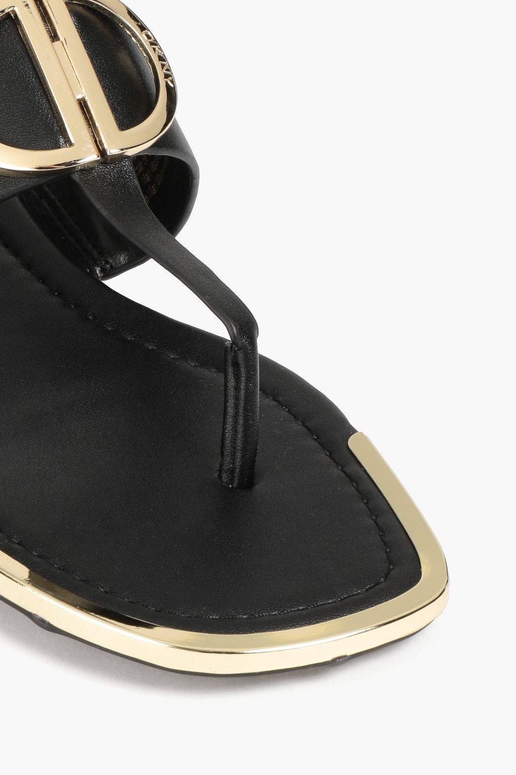 DKNY Halcott logo-appliquéd leather sandals