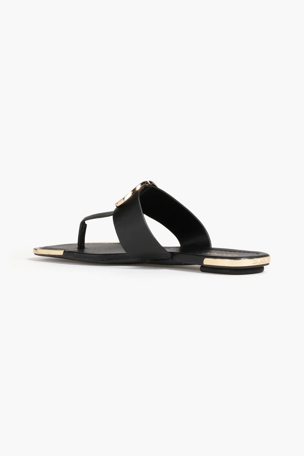 DKNY Halcott logo-appliquéd leather sandals