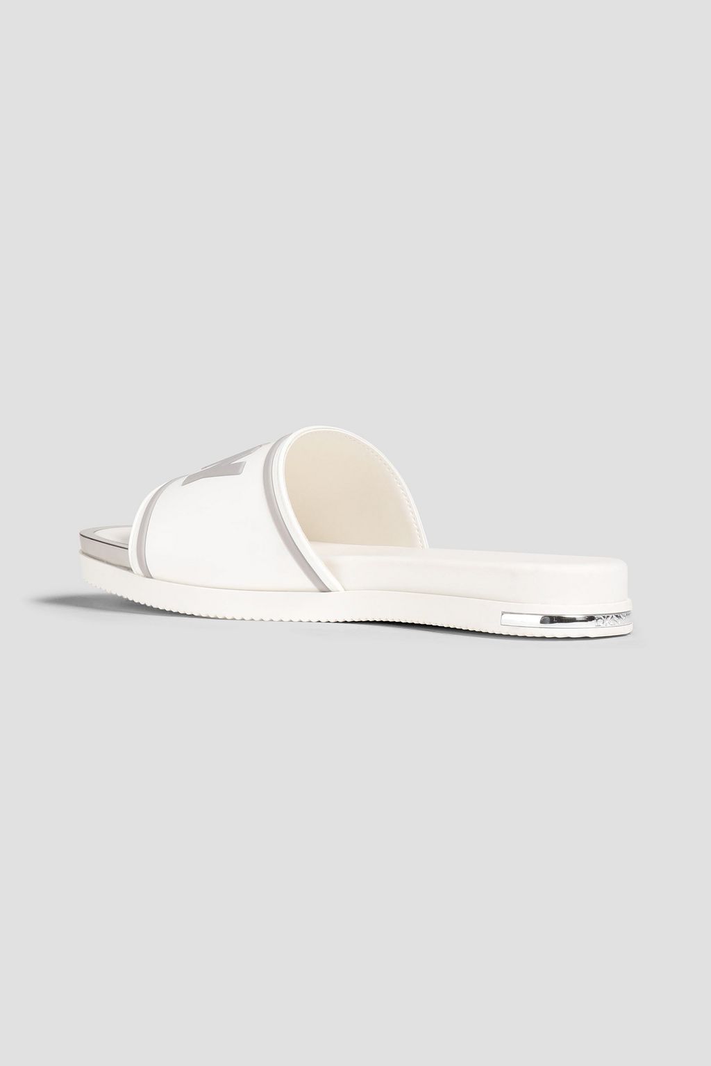 DKNY Logo-appliquéd rubber slides