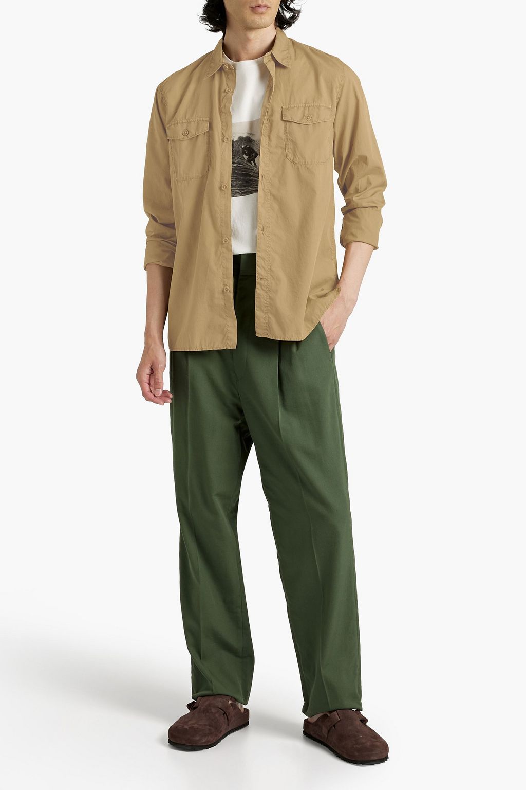 OFFICINE GÉNÉRALE Amar cotton shirt