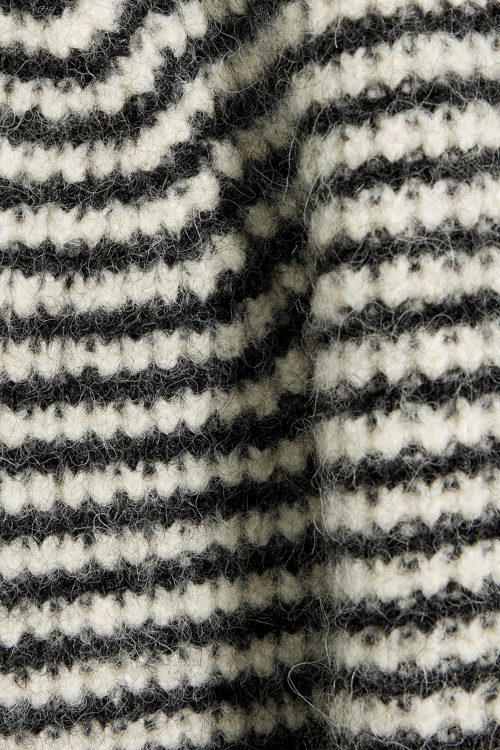 OFFICINE GÉNÉRALE Fred brushed striped knitted sweater