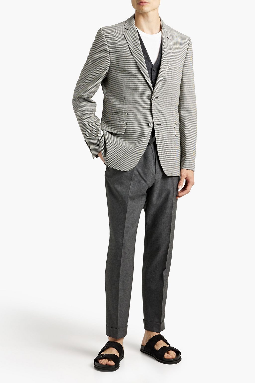 OFFICINE GÉNÉRALE Joseph tapered wool drawstring pants