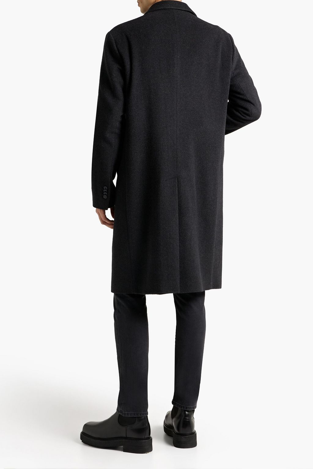 OFFICINE GÉNÉRALE Alfie wool-blend felt coat | THE OUTNET