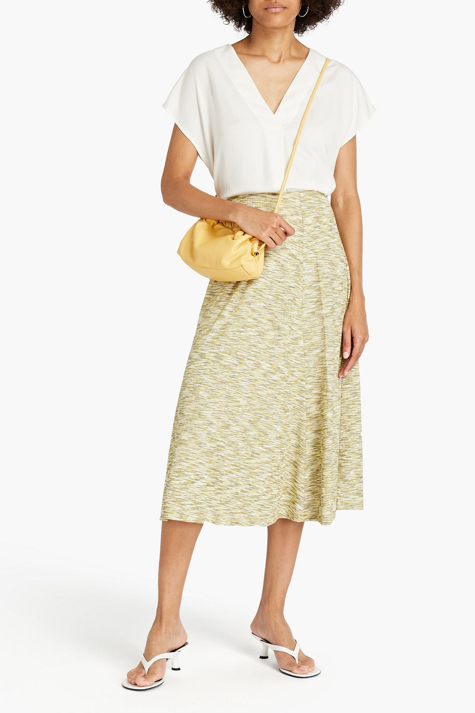 Samsoe & Samsoe Himill Tencel-twill Blouse In White