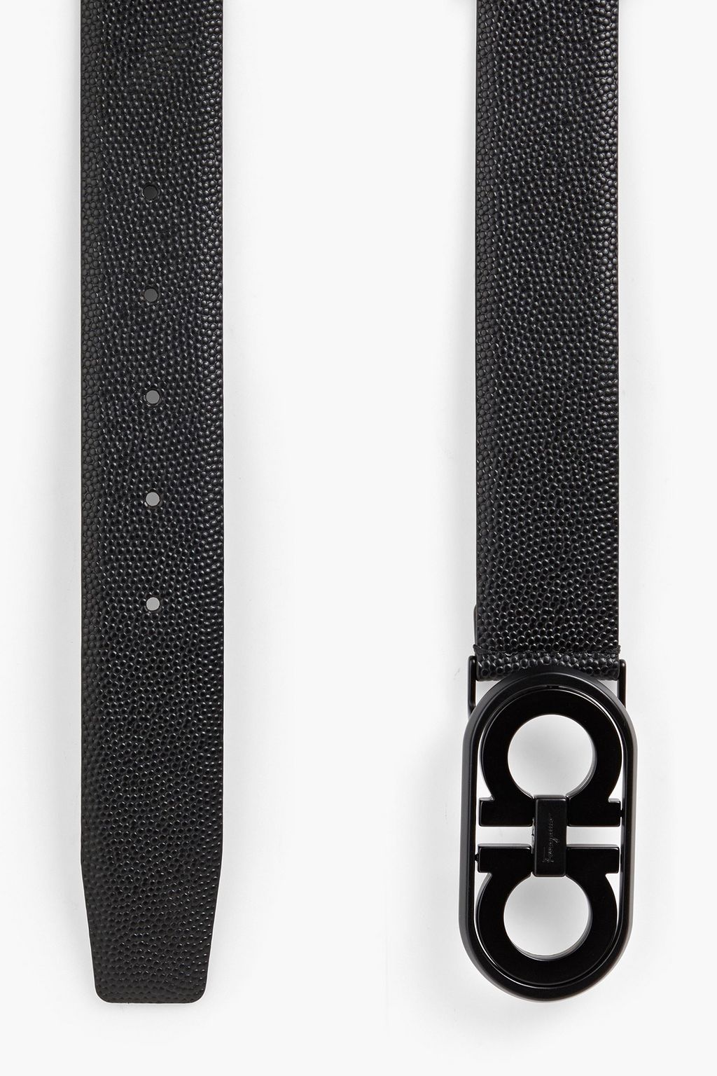 FERRAGAMO Textured-leather belt