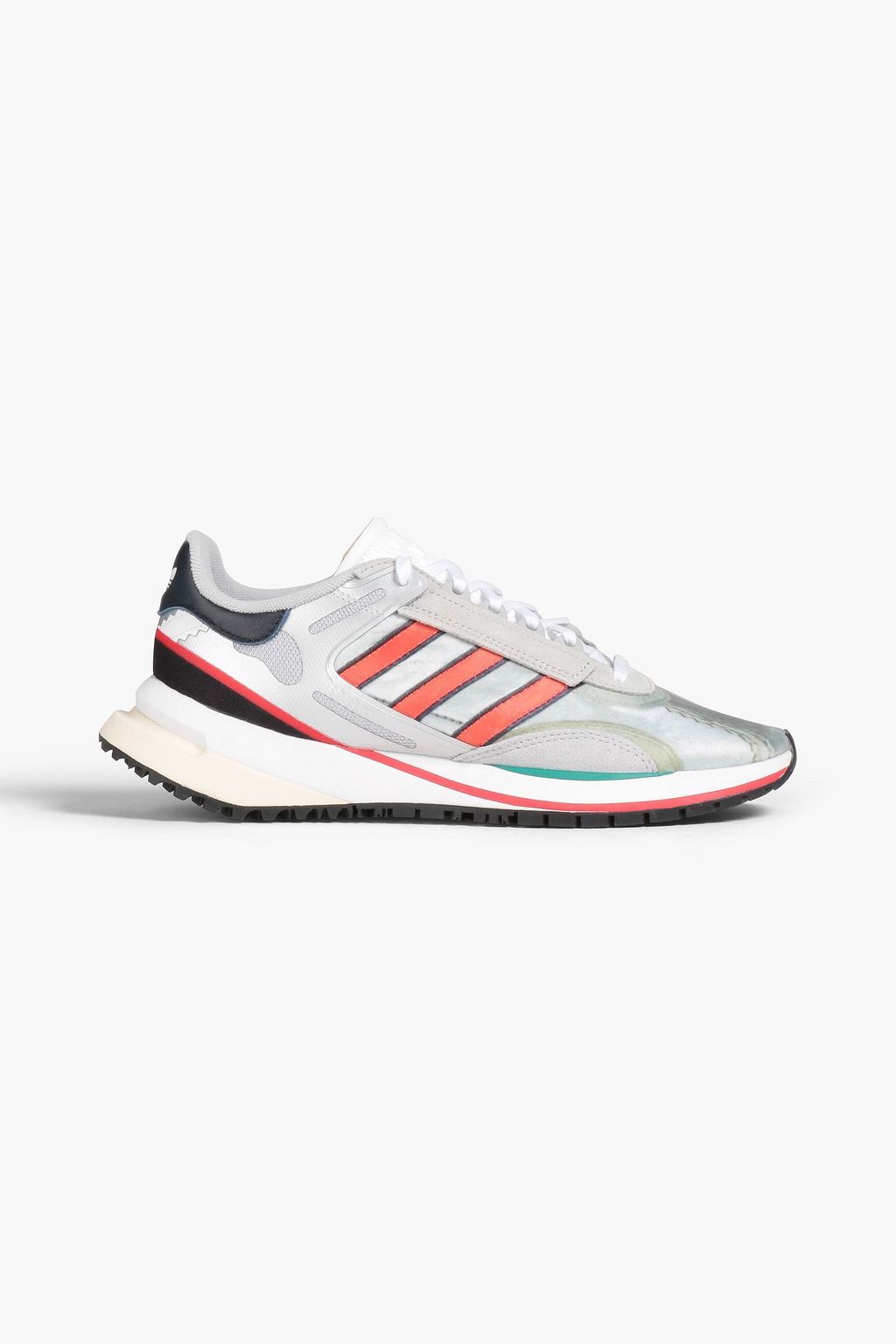 ADIDAS ORIGINALS Faux leather, shell and mesh sneakers | Sale up to 70% off  | THE OUTNET