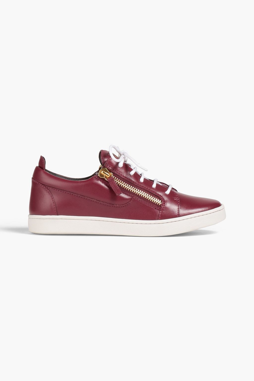 gnist at føre Tilsyneladende GIUSEPPE ZANOTTI Zip-detailed leather sneakers | Sale up to 70% off | THE  OUTNET