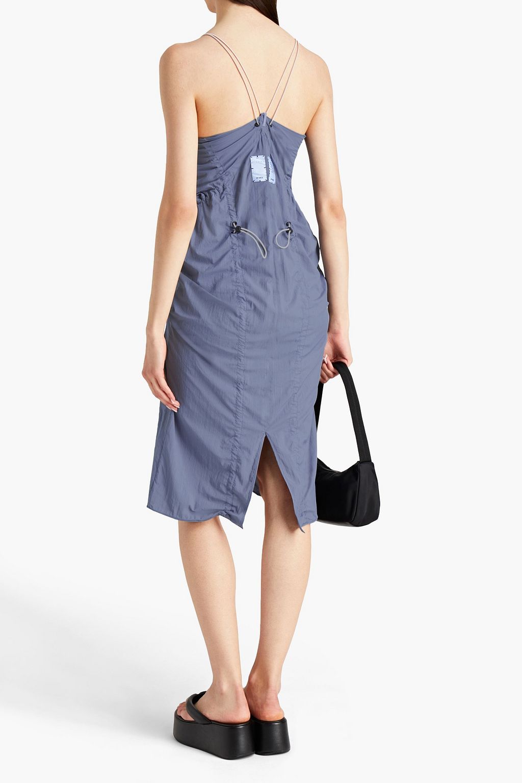 MCQ ALEXANDER MCQUEEN Ruched shell dress