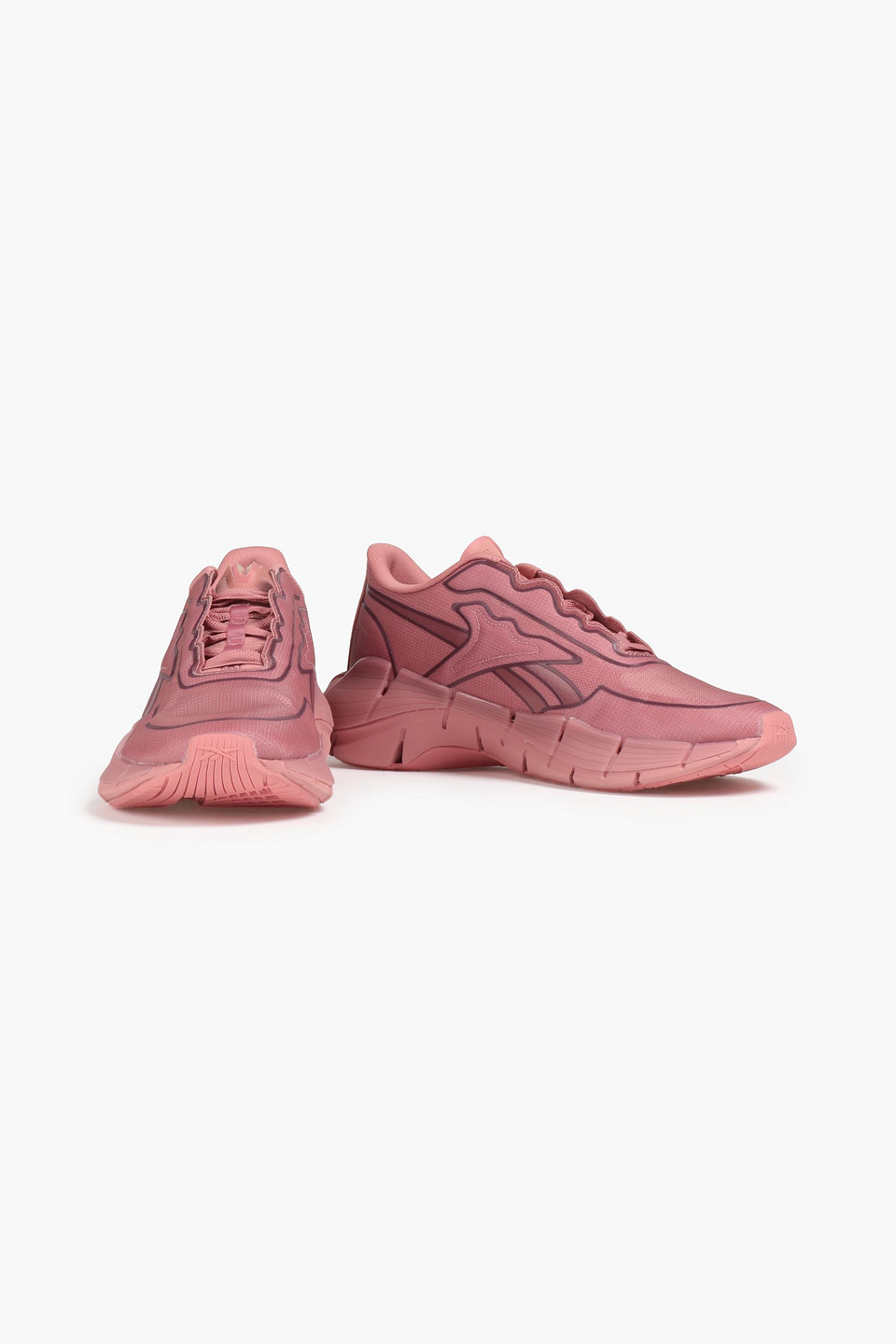 Victoria Beckham Two-tone Mesh Trainers In Pink