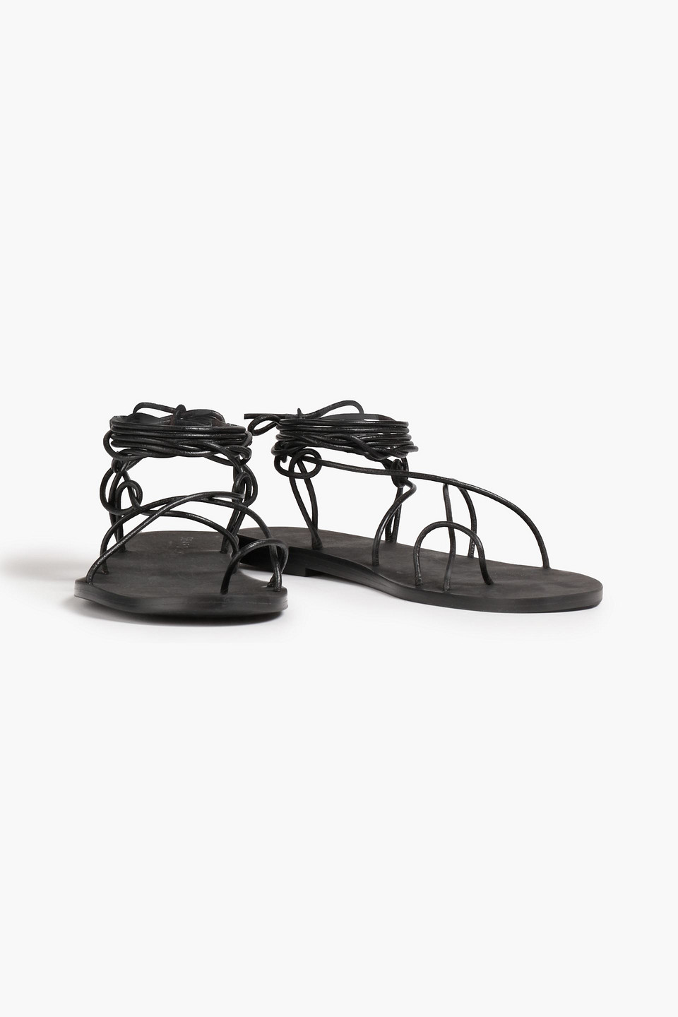 Seafolly Lace-up Leather Sandals