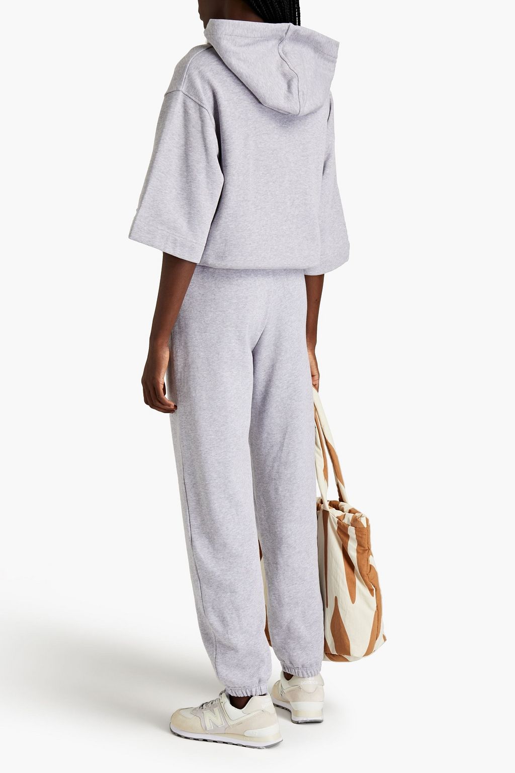 BAUM UND PFERDGARTEN Jeantelle printed cotton-fleece track pants