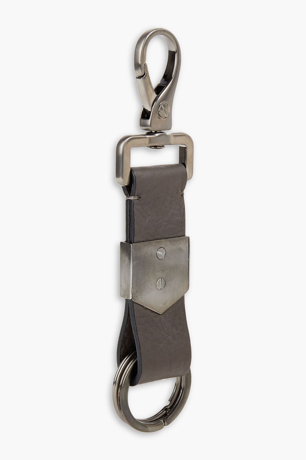 TOD'S Pebbled-leather keychain