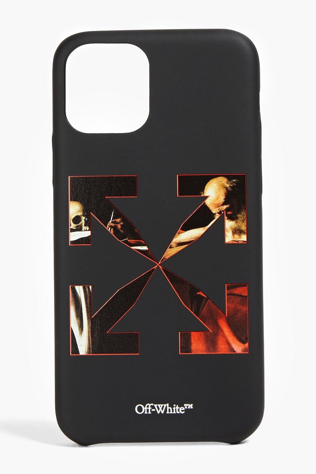 Black Printed Silicone Iphone 11 Pro Case Off White The Outnet