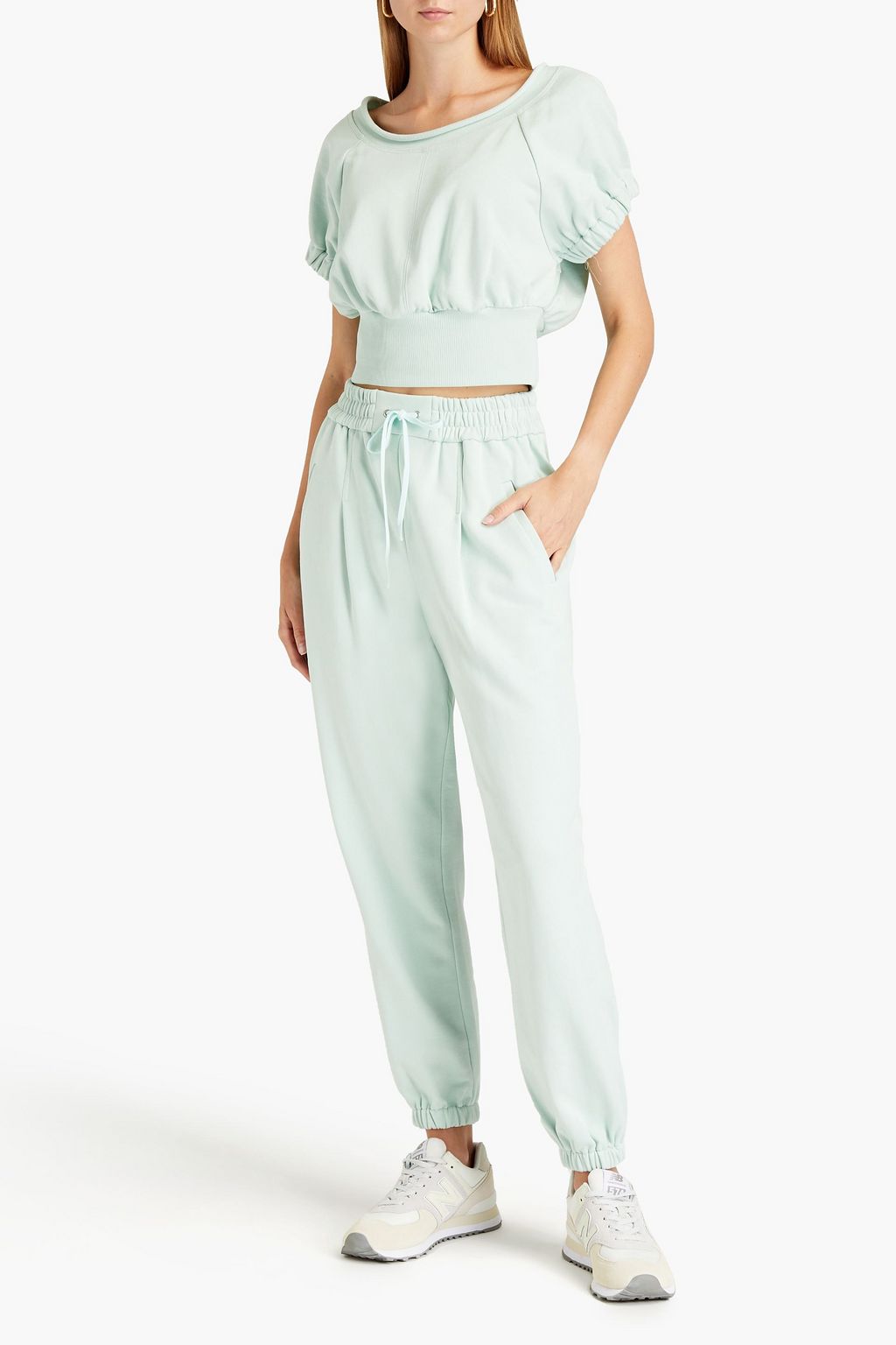 3.1 PHILLIP LIM French cotton-terry track pants