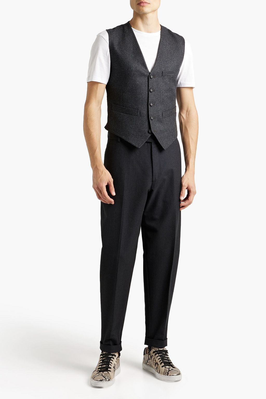 OFFICINE GÉNÉRALE David wool-flannel waistcoat