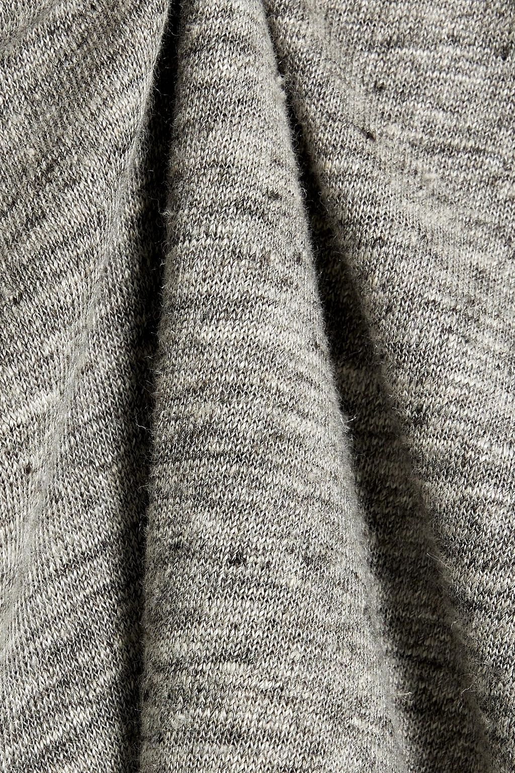 OFFICINE GÉNÉRALE Bruno mélange linen polo shirt