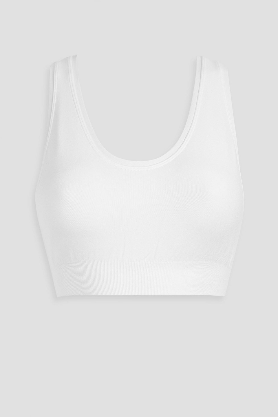 Commando Stretch-jersey Sports Bra In White