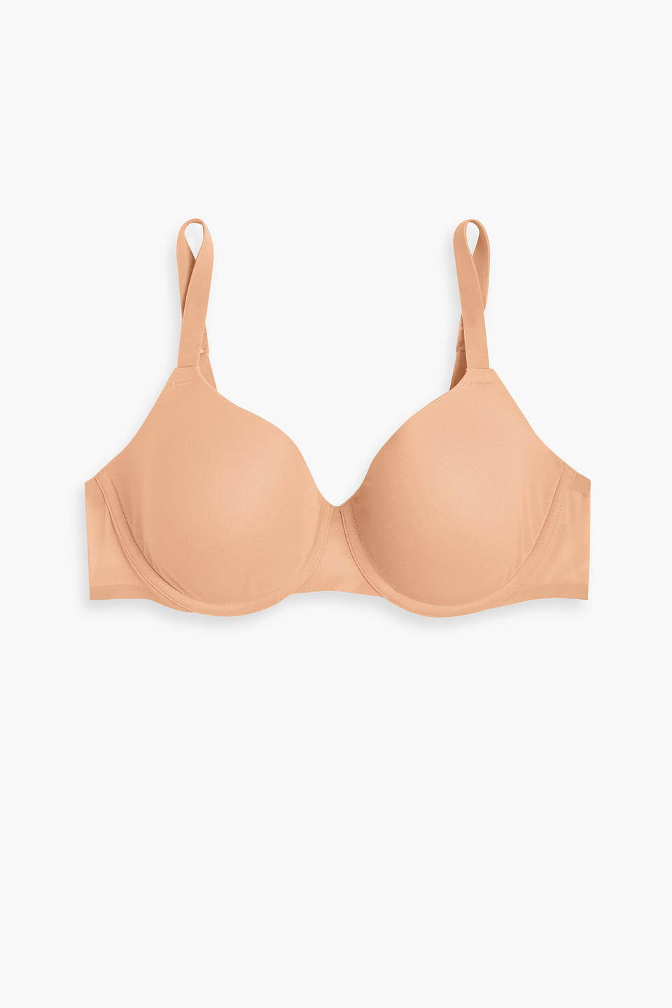 Stretch-tulle underwired bra