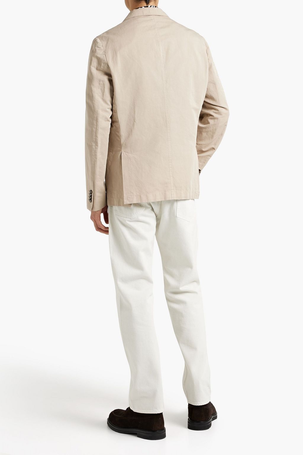 OFFICINE GÉNÉRALE 375 cotton and linen-blend blazer