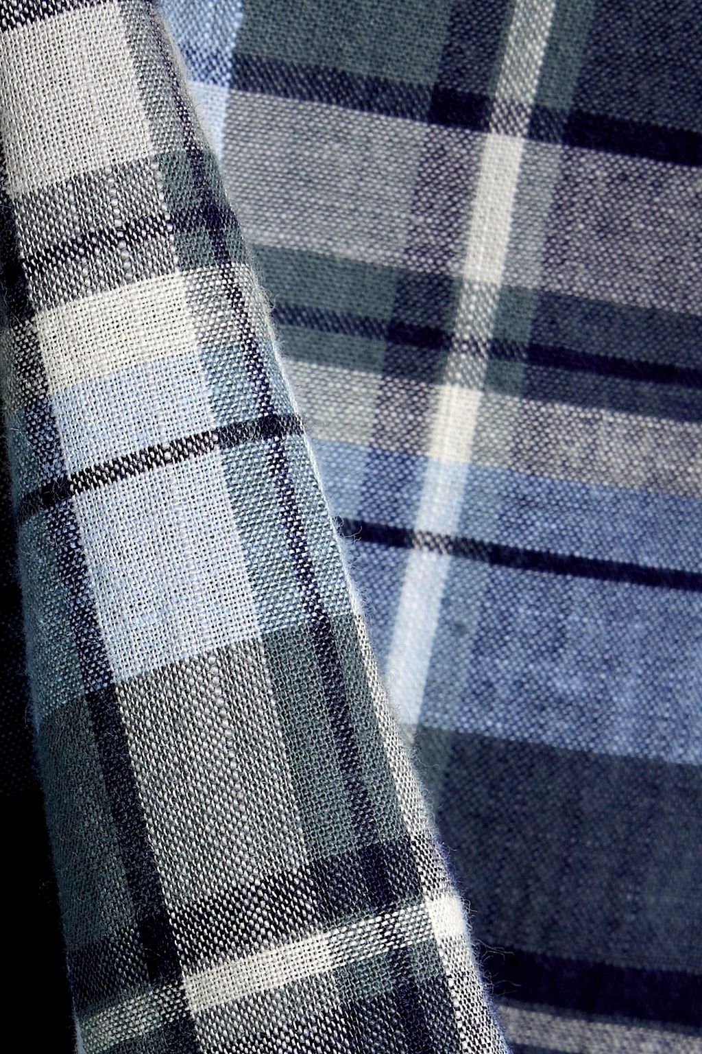 OFFICINE GÉNÉRALE Antime checked cotton-poplin shirt