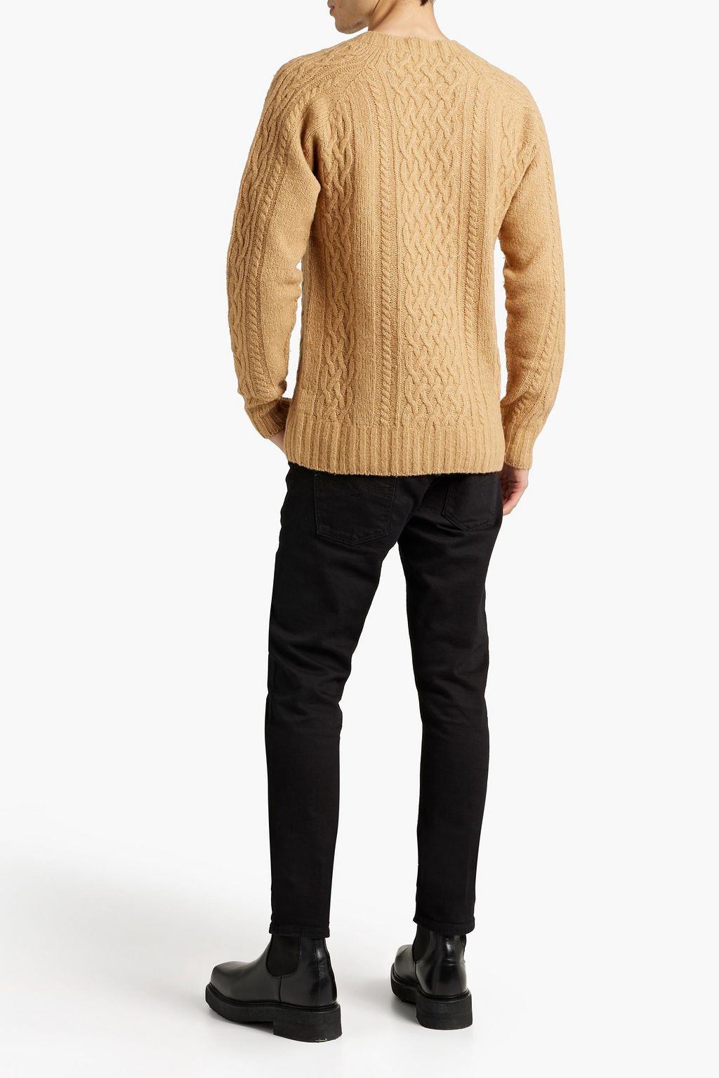 OFFICINE GÉNÉRALE Aran cable-knit sweater