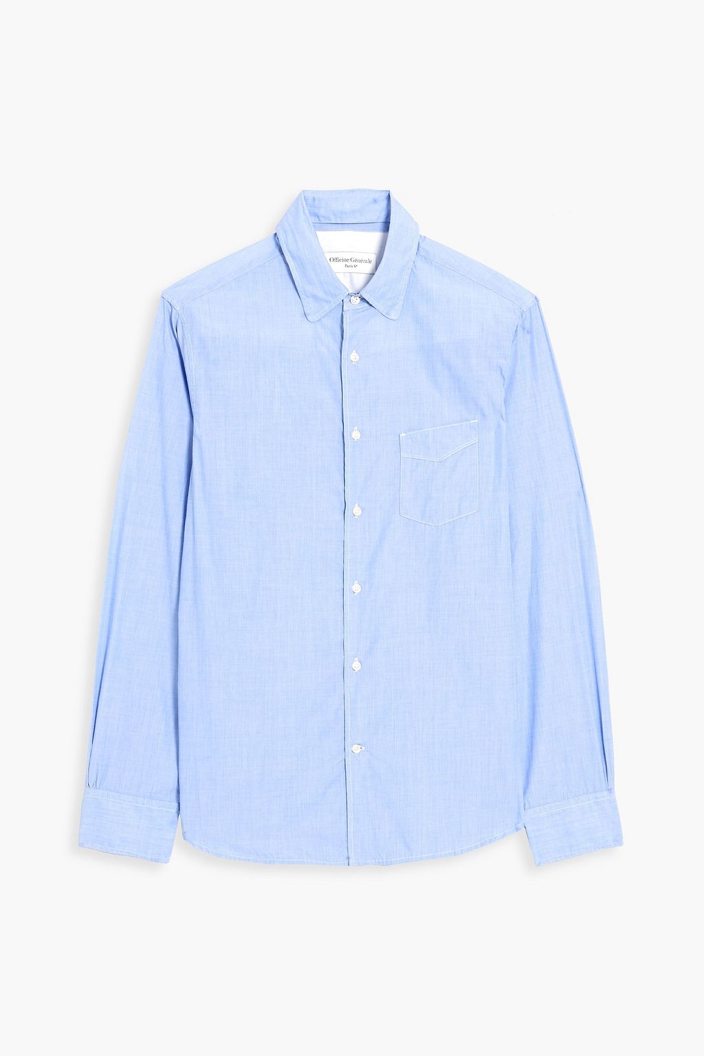 OFFICINE GÉNÉRALE Tristan cotton-poplin shirt | THE OUTNET