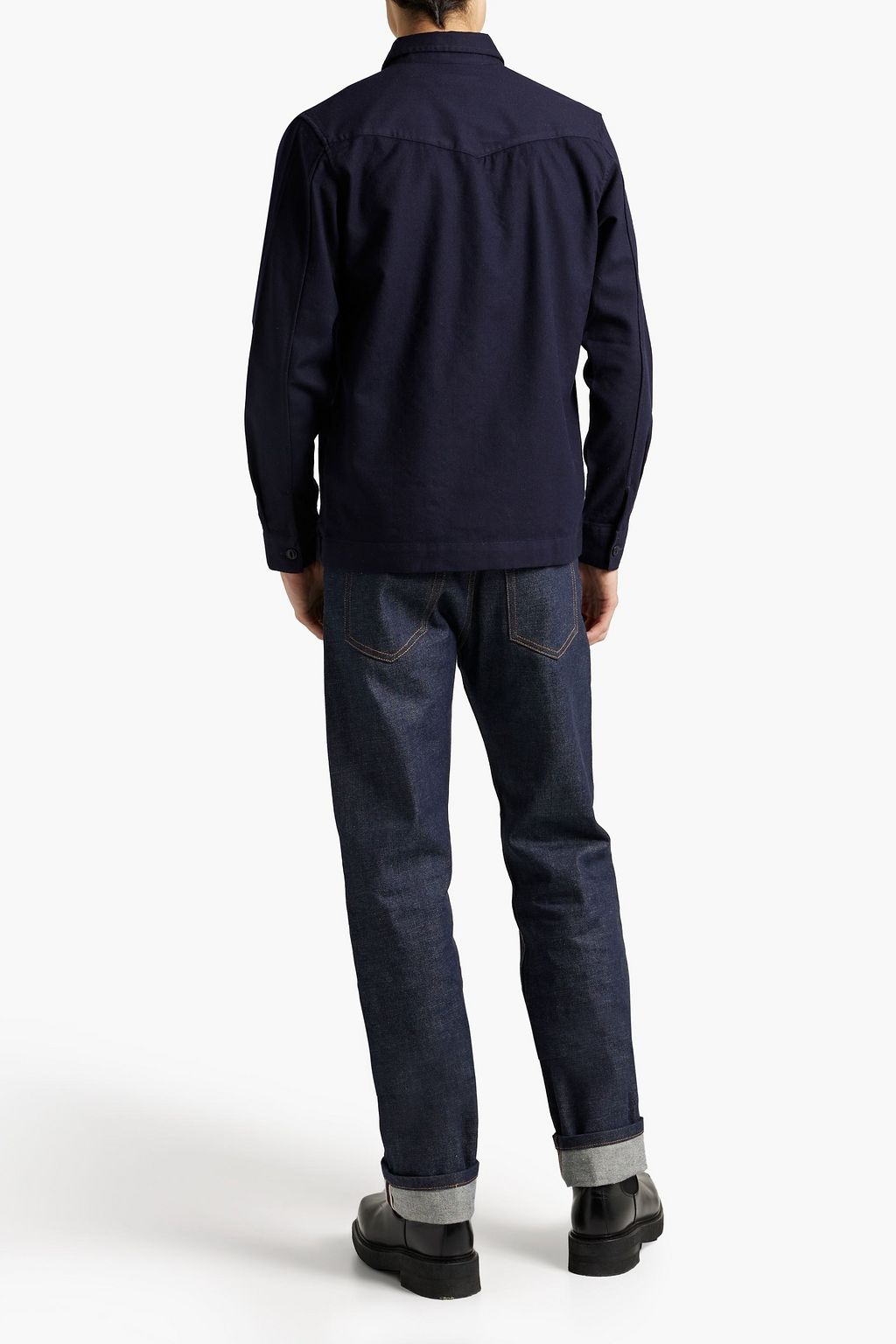 OFFICINE GÉNÉRALE Sol wool-flannel shirt