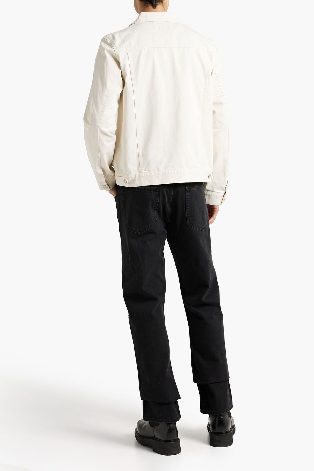 OFFICINE GÉNÉRALE Leo pintucked cotton-twill jacket